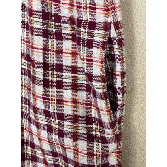 Roots Canada Long Sleeve Flannel Shirt Womens S Multicolor Plaid‎ Pockets Cotton - Picture 9 of 11
